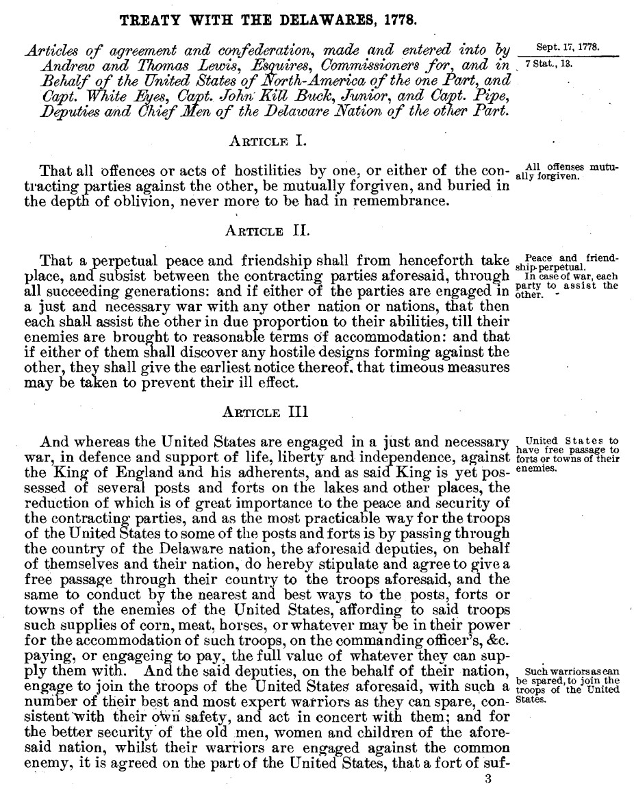 A formal typed document is broken into sections.