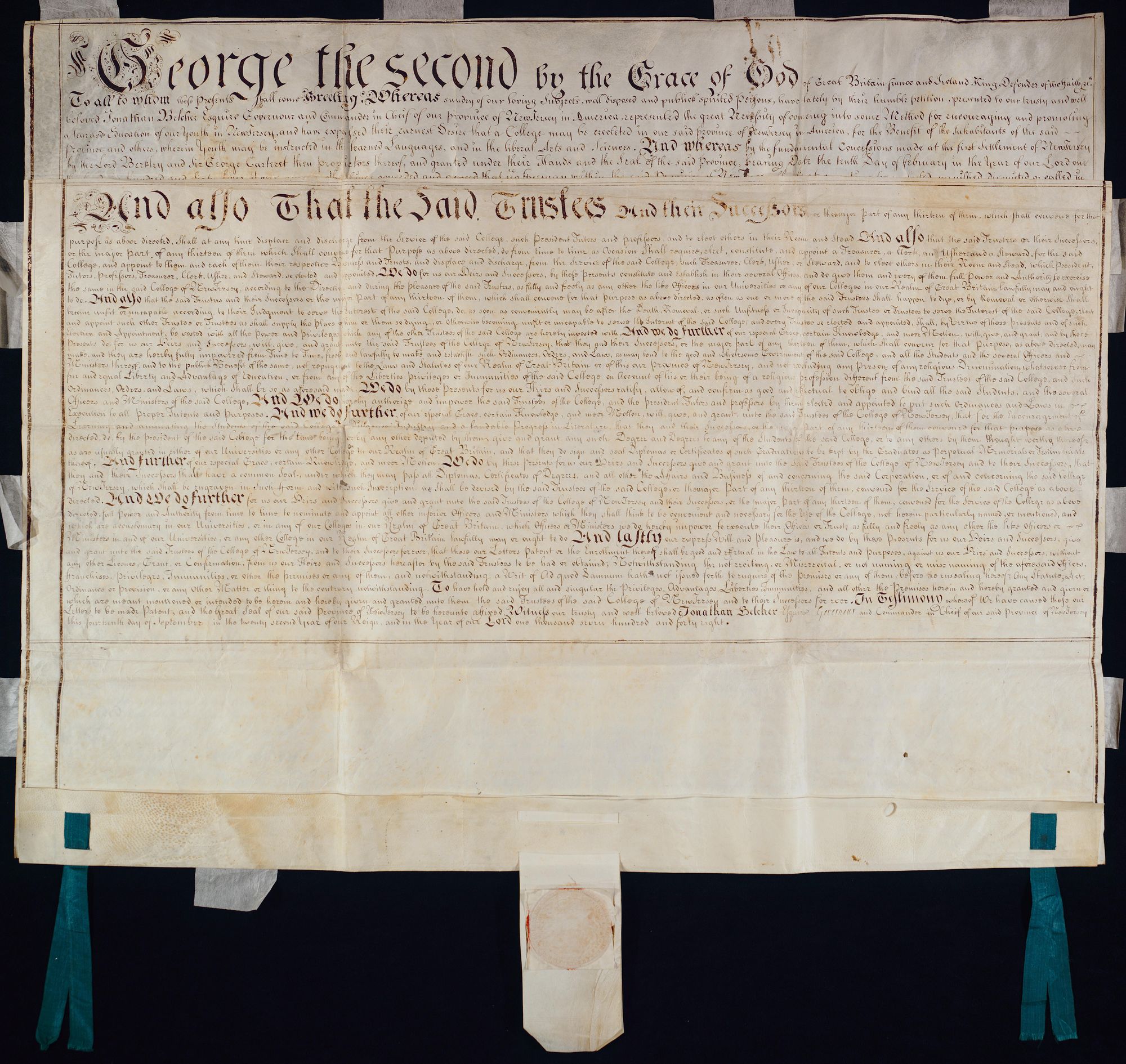 image of charter document